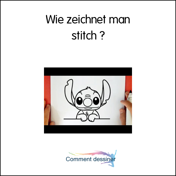 Wie zeichnet man stitch